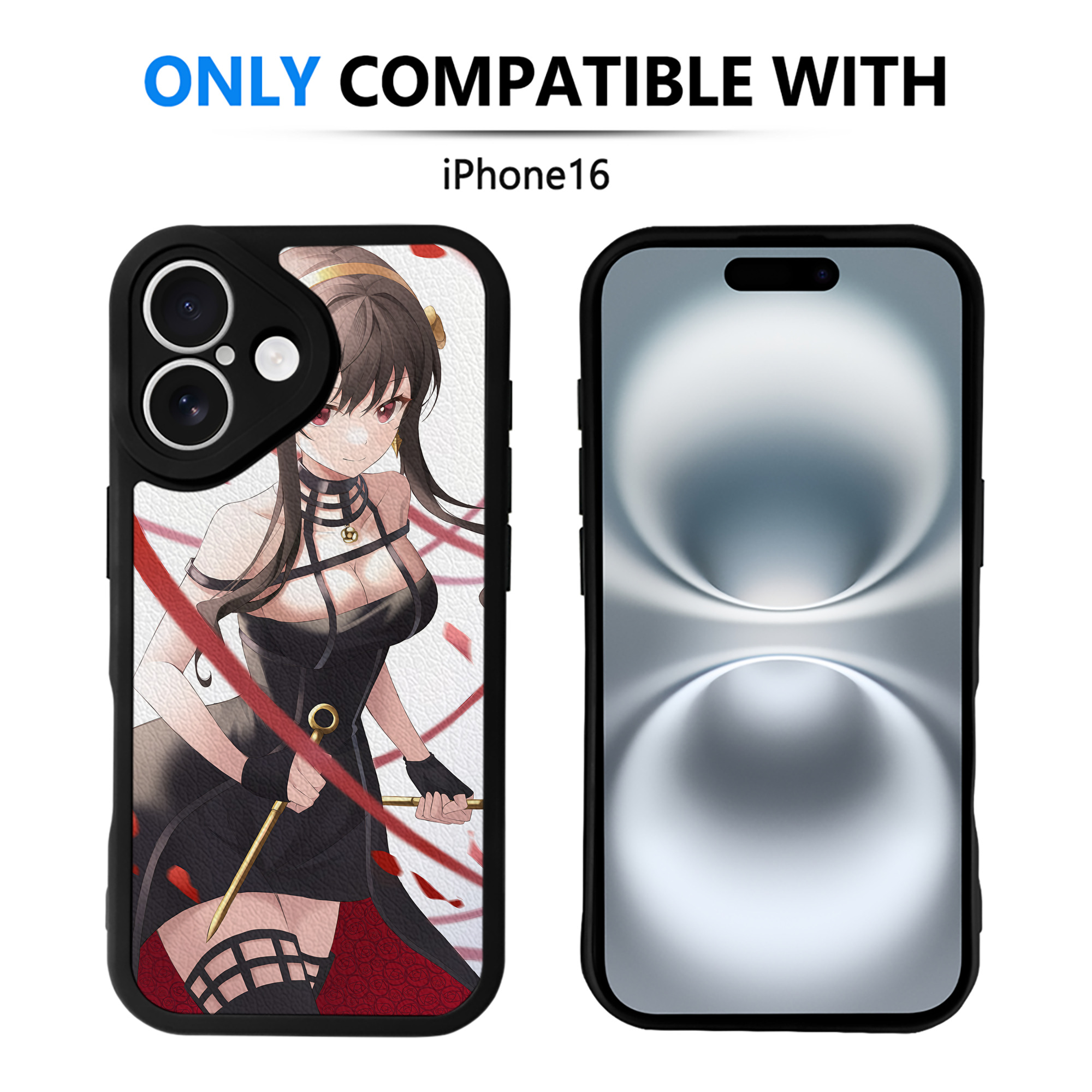 （画像用） SPY×FAMILY间谍家家酒 【iPhone 16シリーズ対応】シリコンスマホケース（レザー調） 材質：シリコン